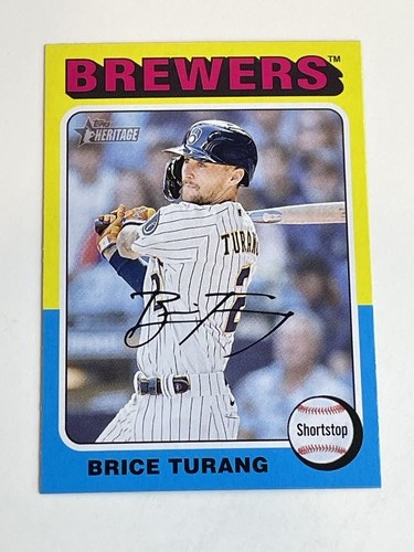2024 Topps Heritage #332 Brice Turang | Baseball Card