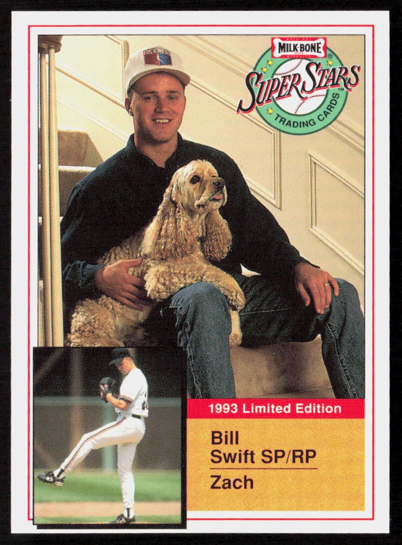 1993 Milk Bone Super Stars Bill Swift