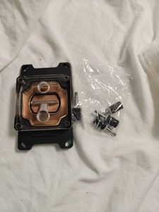 OPTIMUS FOUNDATION CPU BLOCK - AMD - ACRYLIC - BLACK ALUMINUM - NICKEL