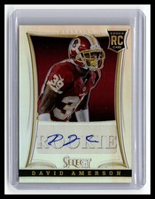 2013 Panini Select David Amerson Rookie Autographs Prizm #260 #/199