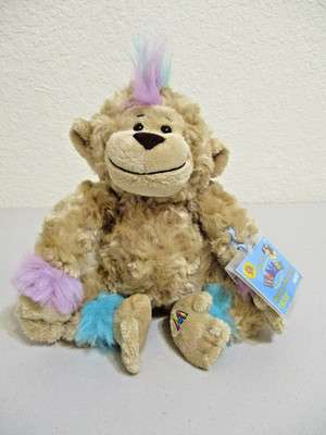 Webkinz Mohawk Monkey -HM623 New. RETIRED. Sealed, unused code. Colorful
