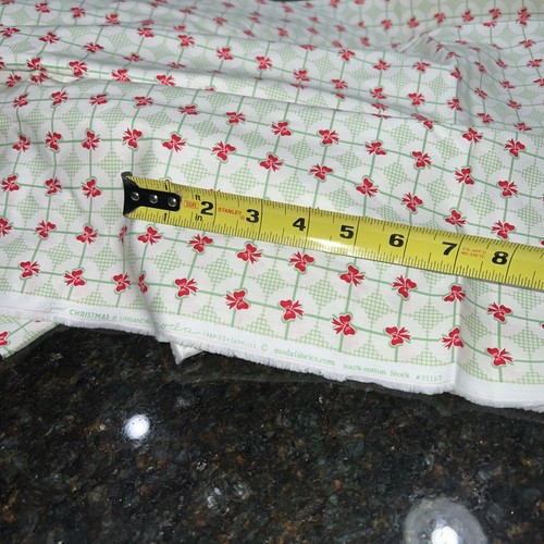 MODA FABRICS URBAN CHICKS SWEET CHRISTMAS 3 Yards 4” - Grid Bows