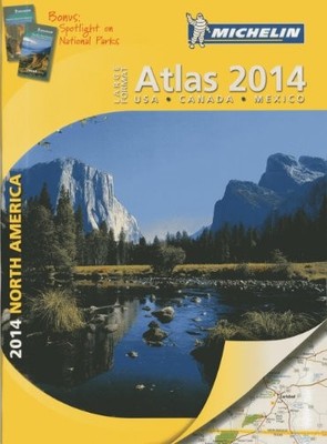 MICHELIN NORTH AMERICA LARGE FORMAT ATLAS 2014 (ATLAS *Excellent Condition*