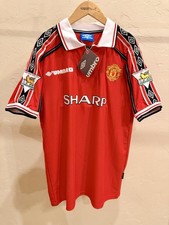 Paul Scholes Manchester United 1998/99Premier League Short Sleeve Home Kit