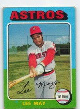 1975 Topps #25 Lee May - Houston Astros **Set Break**