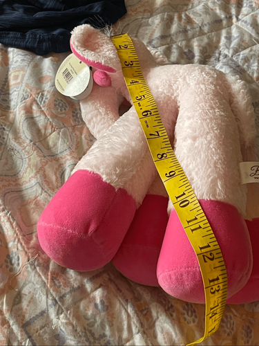 New Bestever Shelly Adventures Pink White Elephant Plush Stuffed Animal - Picture 8 of 12