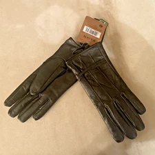 Igloos Black Leather Gloves Size: S/M Touch Tech Insulated