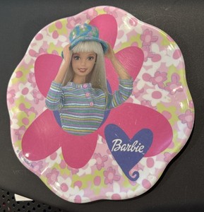 Vintage Zak Designs Barbie Plate Petal Shaped #99048