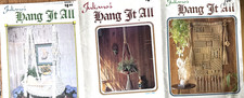 3 vint '70s MACRAME Pattern Bks JULIANO'S HANG IT ALL Bks 1, 2, 3