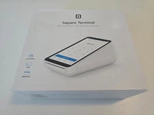 Square SPD2-01 Card Terminal w/ Box, Cords, Paperwork + 20 Paper Rolls