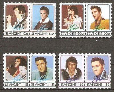 Elvis Presley 1985 St. Vincent 862/869 postfrisch