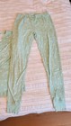 2 pc lot Mini Boden Pajama Set mint & white polka dots warm cozy! sz 14Y 164 b3 — photo 5