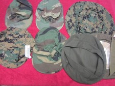 US Marine Corps Vintage Service Caps Covers Lot of 7