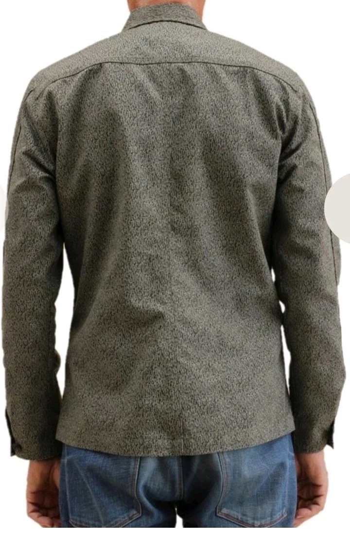 Kato The Vice Rain Camouflage Chore Jacket Hiroshi Green Black Shacket Men M - product detail image 3