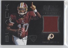 2012 Panini Black Onyx Rookie Materials Prime 17/49 Robert Griffin III #2 1b0