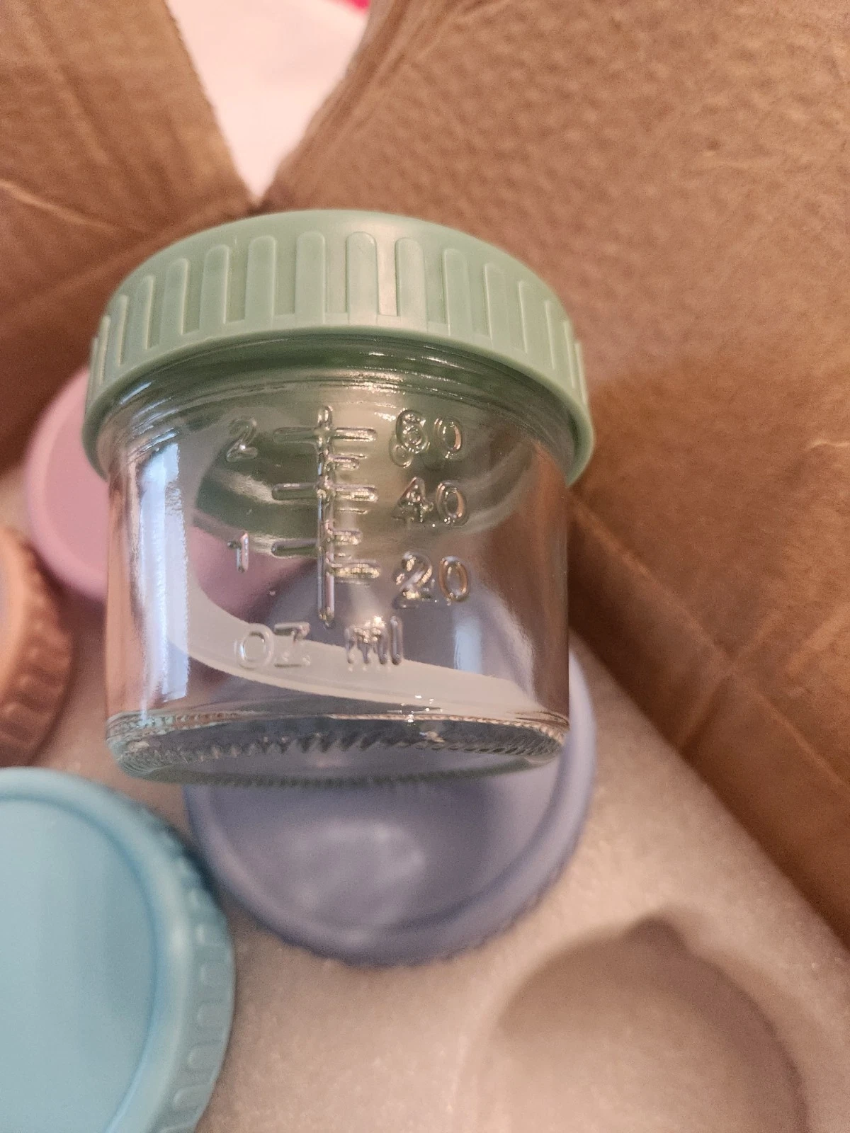 DRKIO 6 Pack Glass Baby Food Storage Containers - 4 Oz Baby Food Jars with Lids
Opens in a new windo