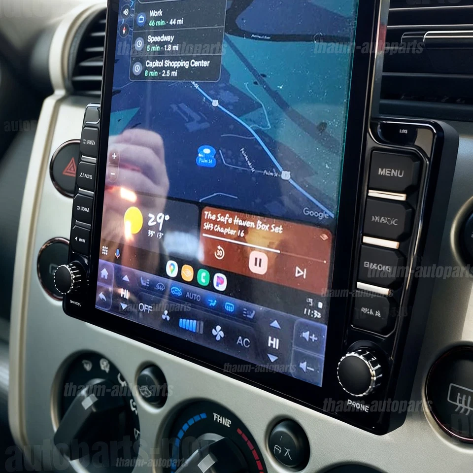 Carplay Android 13 de 9,7" para Toyota Fj Cruiser 2007 2008-2013 estéreo de coche GPS Wifi Foto 4 de 4