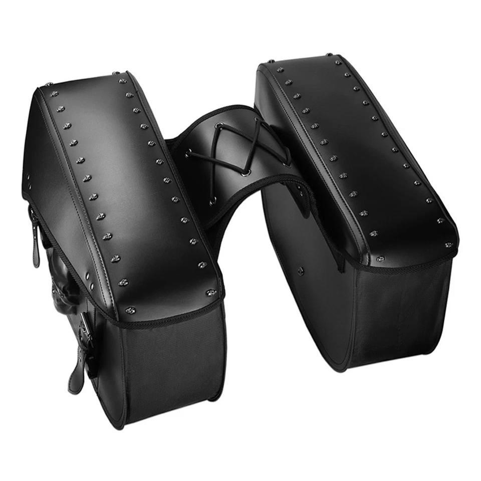 Saddle bag Tool Side bag Storage Luggage Fits For Harley Sportster XL883/1200 - Изображение 3 из 4