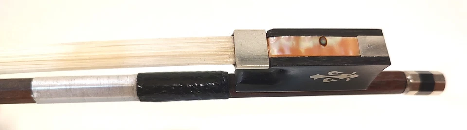 VTG 3/4 VIOLIN BOW, Custom-Made European Expertise & .999 Silver Windings - Image 3 of 4