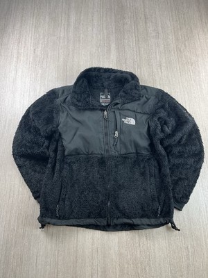 The North Face Damen Denali Sherpa Fleece Jacke Full Zip Polartec Schwarz Small