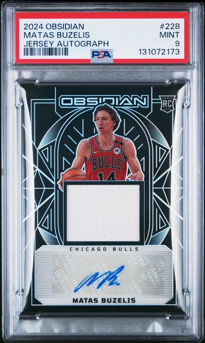 2024-25 Panini Obsidian - Rookie Jersey Autographs Matas Buzelis