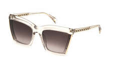 Police SPLP44 01AH ROSA CHIARO TRASPARENTE LUCIDO 60/21/140 Women's Sunglasses