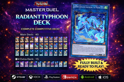 Yu-Gi-Oh Master Duel Radiant Typhoon Deck | Fast Delivery