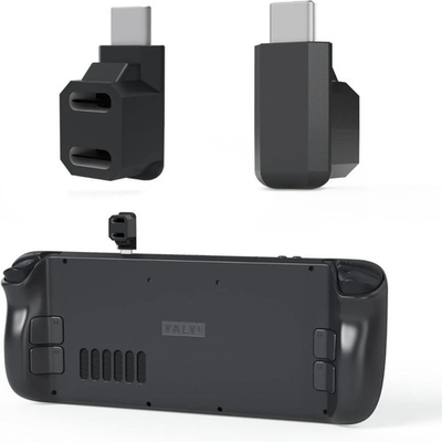 #ad Steam Deck Adapter Type C 1 to 2 Adapter Charging Transfer Data 2 in 1 $8.99