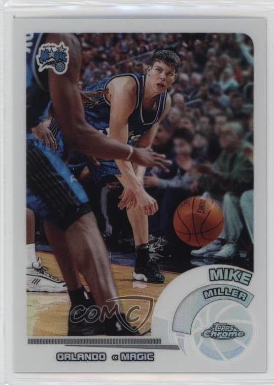 2002-03 Topps Chrome White Border Refractor 118/249 Mike Miller #89 0r5a