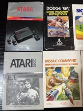 Misc Atari Game Manuals/Books