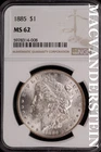 1885 Morgan Dollar-NGC MS 62 Brilliant Uncirculated #SLM515