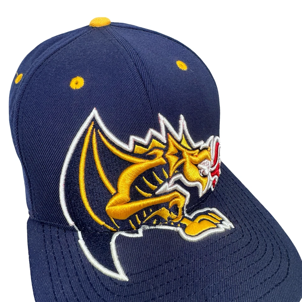De colección Zephyr Drexel Dragons Snapback Gorra Gorra Y2K Para Hombre Ala Azul Gráfico Foto 2 de 4