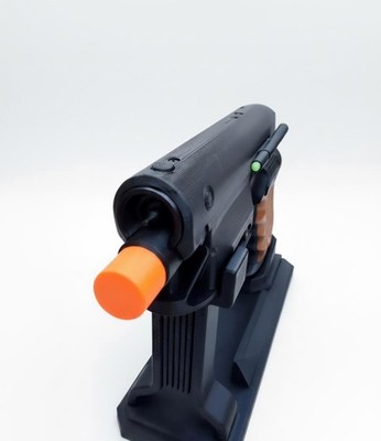 Cyberpunk Future Detective Blaster Requisitenmodell - Sci-Fi Cosplay Kostümartikel