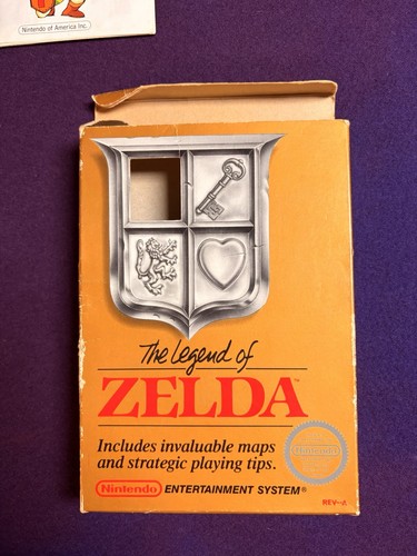 The Legend of Zelda NES Complete in Box w/ Manual, Map & Inserts - Picture 2 of 13