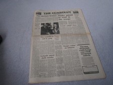 The Guardian newspaper July 20th 1974,Greece ,Cyprus coup ,Concorde ,Franco