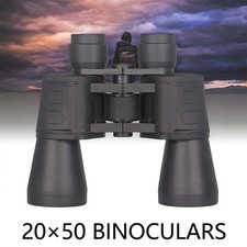 HD 20x50 Binoculars High Power Night Vision Low Light For Outdoor Camping Black