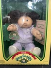 Vintage 1985 COLECO Cabbage Patch Kids Girl Doll Brown Hair Eyes Florence Hatty