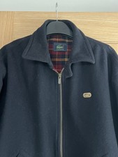 Lacoste Harrington Jacket. Wool , Black , Size M Devanlay France