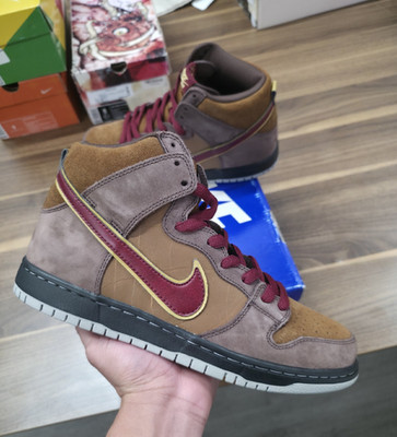Nike SB Dunk High Premium Brown Cigars Size 9 Men