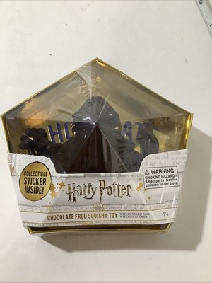 Harry Potter Brown Chocolate Squishy Frog Toy Noble Collection NIP W/sticker