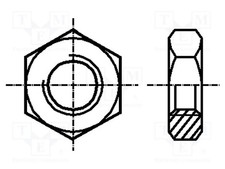 100 pcs BOSSARD 1195697 Nut