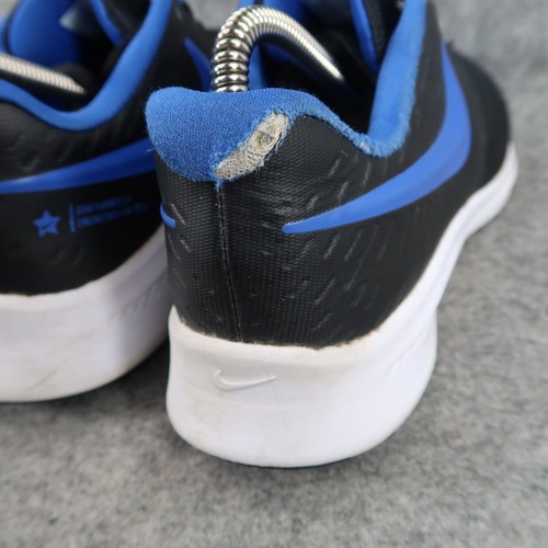 Nike Shoes Big Kids 6.5 Athletic Trainers Star Runner 2.0 Black Blue Sneaker - Picture 6 of 14