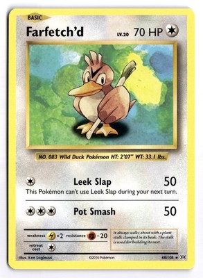 Farfetch'd - EVO #68/108 XY - Evolutions Rare Normal LP