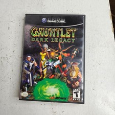Gauntlet Dark Legacy Nintendo GameCube Video Midway 2001 SCRATCHED No Manual