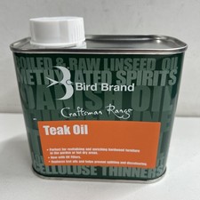 500ml Bird Brand Teak Oil Timber Wooden Furniture Treatment Low Sheen 25.92 per litre