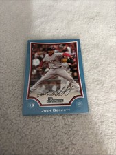 2009 Bowman - Josh Beckett #20 Blue /500 Boston Red Sox