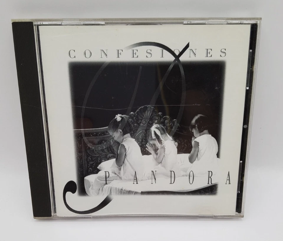 Pandora Confesiones CD 1995 EMI Latin Pop Ballads Mexico Album Rare Collectible Foto 2 de 4