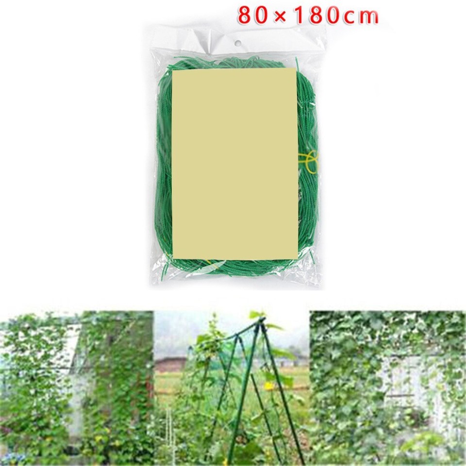 Traliccio Per Cetrioli E Piante Rampicanti 120x120 Cm - Supporto Da Giardino Con Rete In Nylon Per Aiuole Rialzate