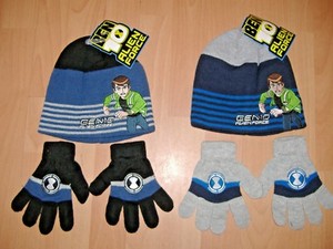 Ben 10 3 Piece Children/'s Fleece Hat Gloves And Scarf Set One Size