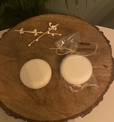 THE LEEDS SOAP OPERA Men’s Bergamot & Black Pepper Large Round Shaving Soap Solid Bar 80g. Handmade